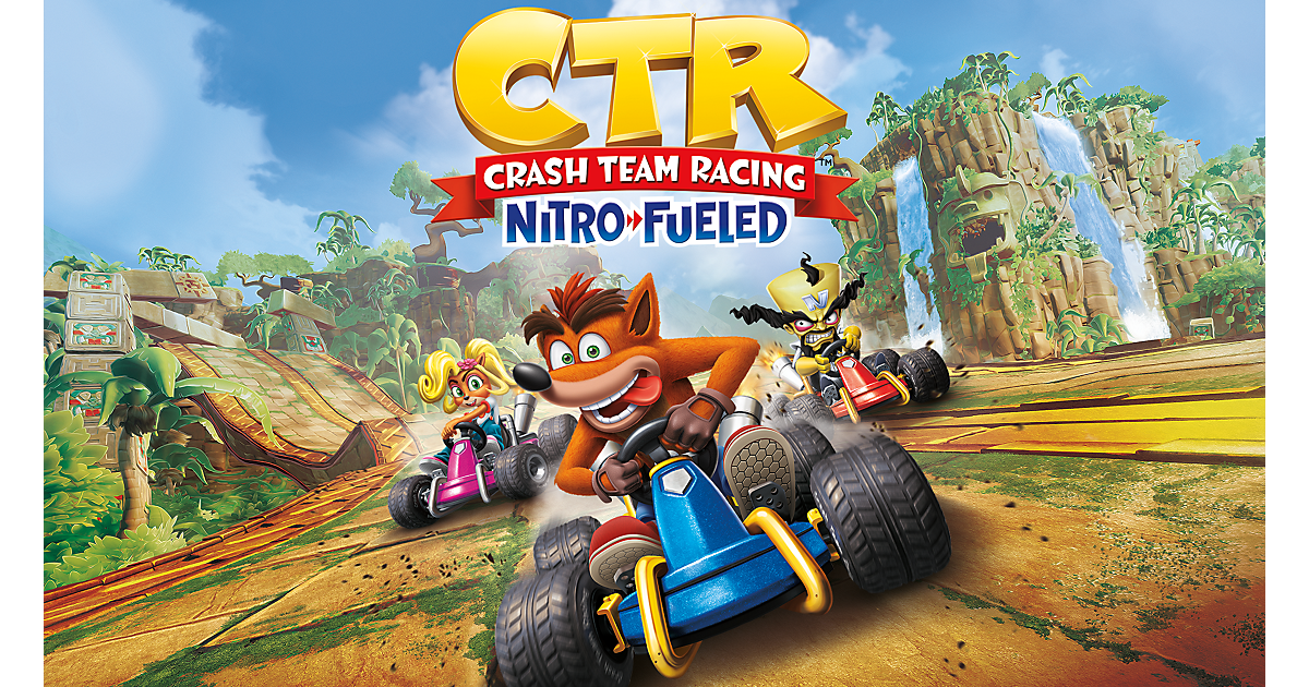 Crash Team Racing Nitro Fueled Official Poster New