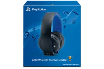 Headset gold wireless ps4