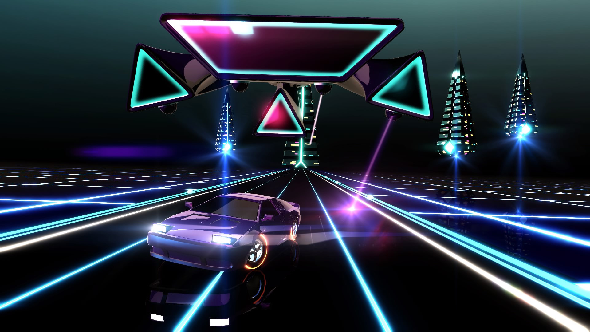 Neon Drive Game Ps4 Playstation