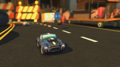 toy car racing video