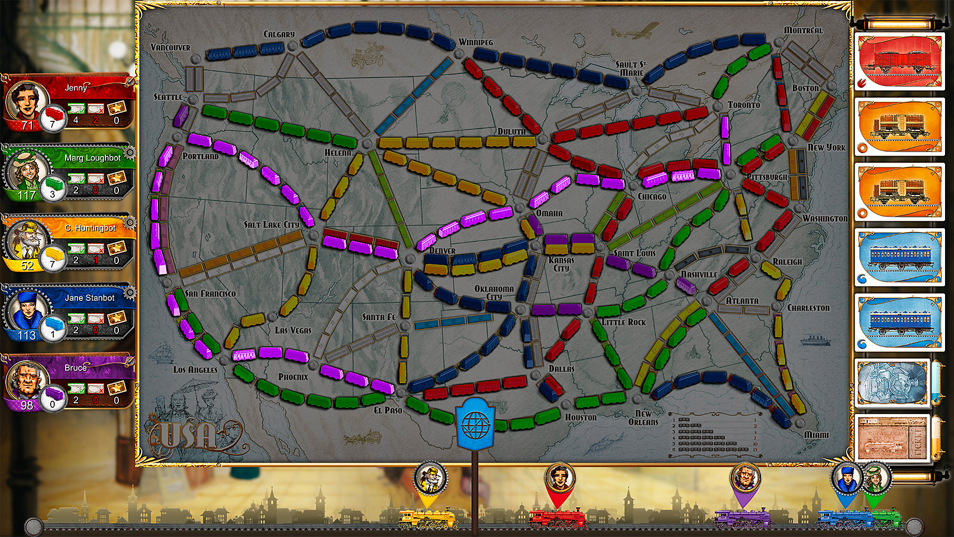 Ticket To Ride Game Ps4 Playstation