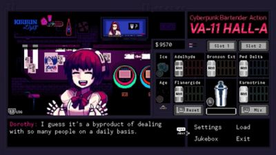 Va 11 Hall A Cyberpunk Bartender Action Game Ps4 Playstation